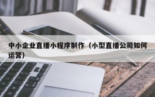 渑池中小企业直播小程序制作（小型直播公司如何运营）
