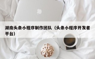渑池湖南头条小程序制作团队（头条小程序开发者平台）